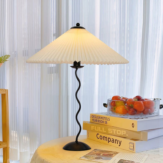 SLEEKI – Stylish Wavy Table Lamp