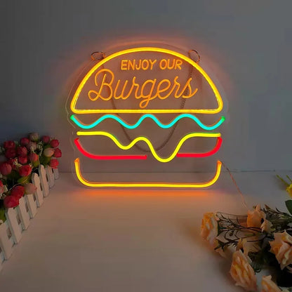 WOJAJ - Fast Food Neon Table Lamp