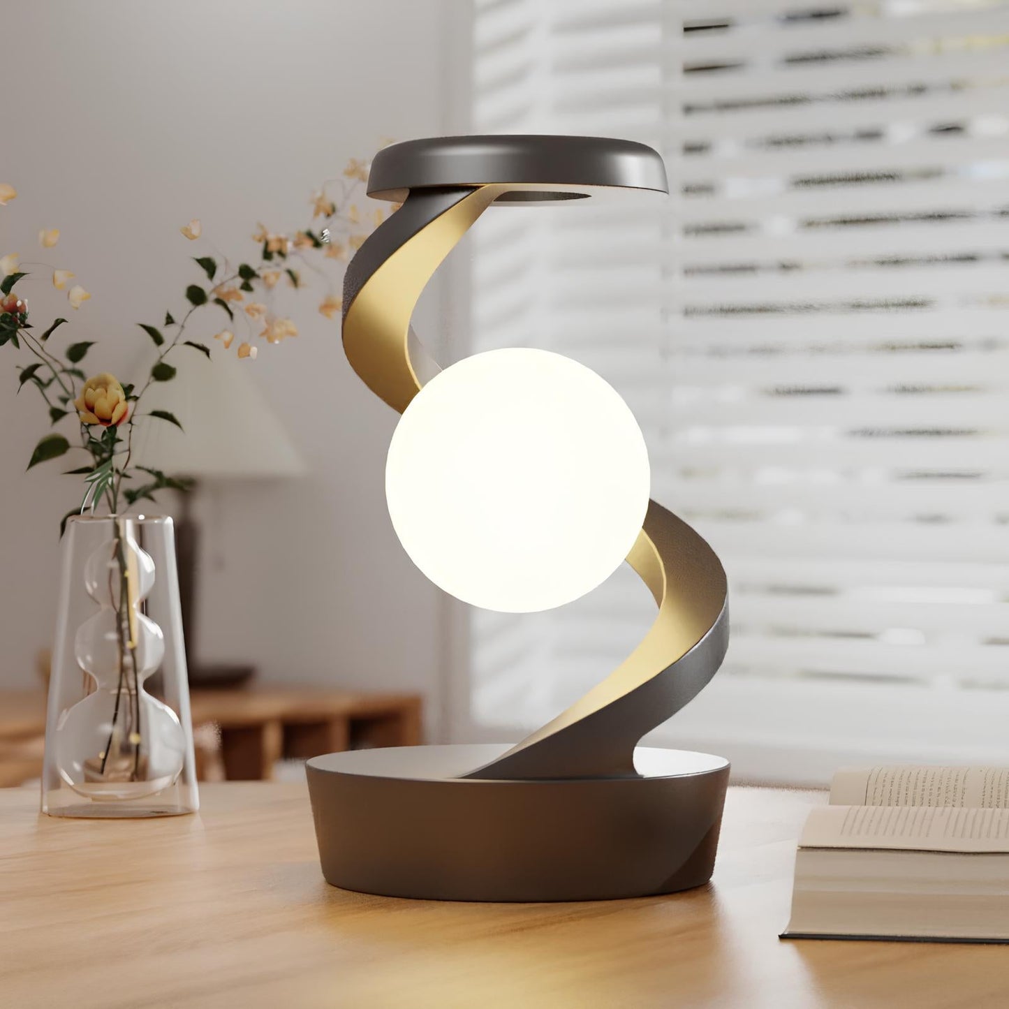 ZESTFULSP - Modern Sphere Table Lamp