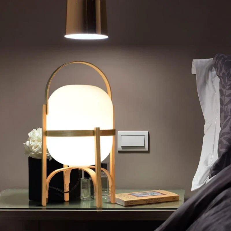 HALOVIA – Basket Design LED Table Lamp