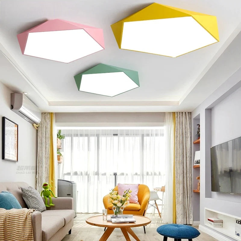 FESTIVAL - Modern Pentagon Ceiling Light