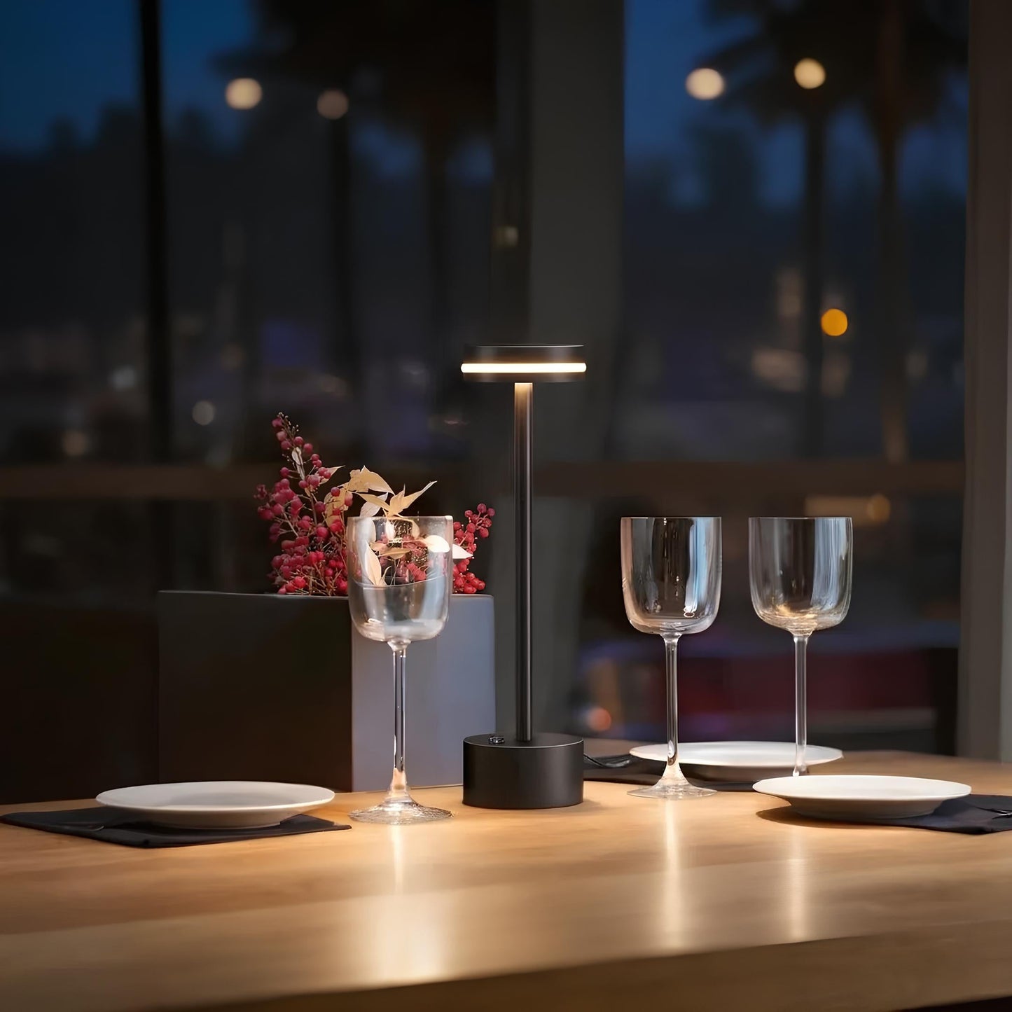 LUXORA – Modern Rechargeable LED Table Lamp