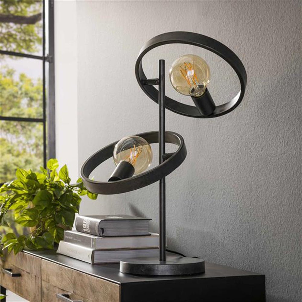 TIVORA – Industrial Metal Table Lamp