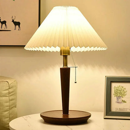 ILLUMINAD – Retro Wooden Table Lamp