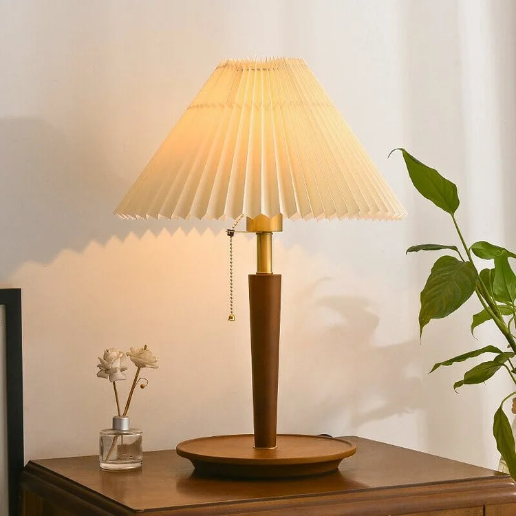 ILLUMINAD – Retro Wooden Table Lamp