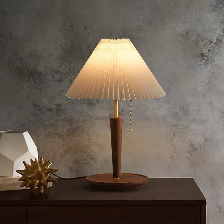 ILLUMINAD – Retro Wooden Table Lamp