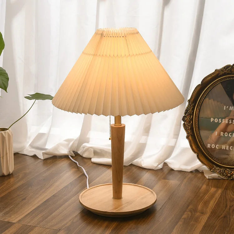 ILLUMINAD – Retro Wooden Table Lamp