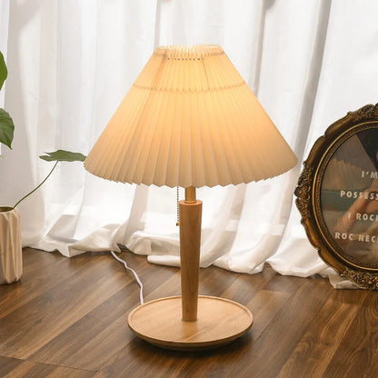 ILLUMINAD – Retro Wooden Table Lamp