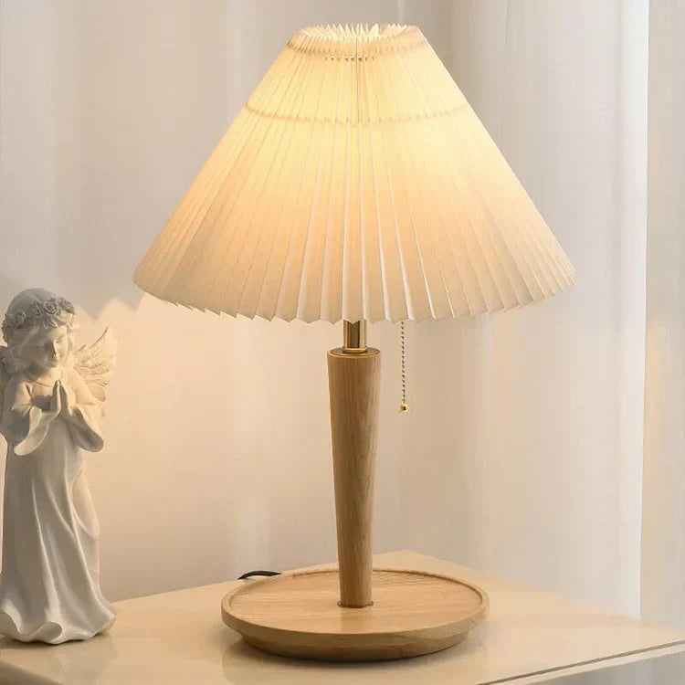 ILLUMINAD – Retro Wooden Table Lamp