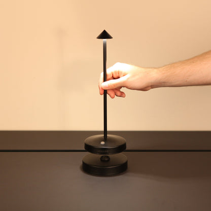 SOLVARA - Sleek Rechargeable LED Table Lamp for Ambient Lighting