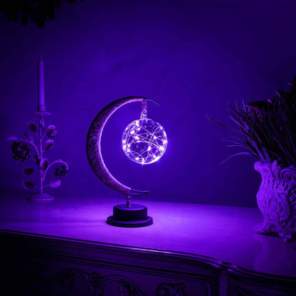 FALMER – Glass Moon Table Lamp